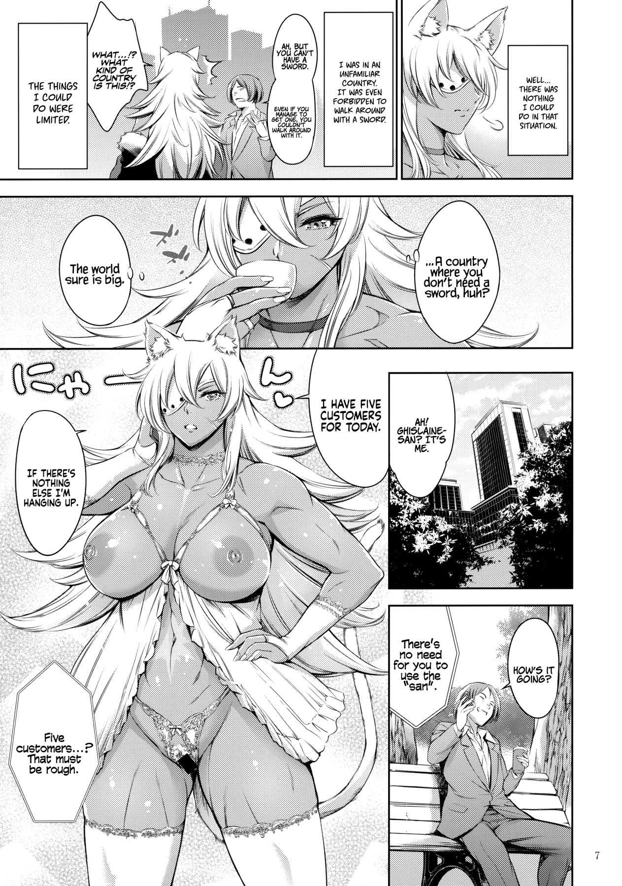 Hentai Manga Comic-A Soapland Where You Can Line Up For the Huge Titty Kitty-Read-7